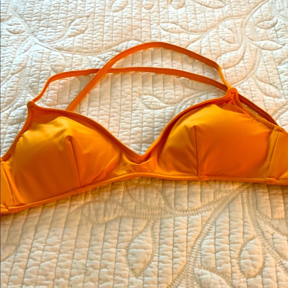 J. Crew Orange Bikini Top